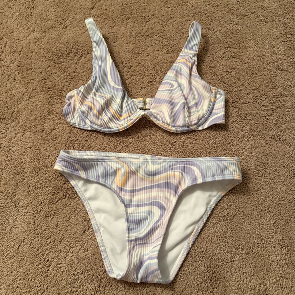 Hollister Multicolor Swirl Bikini